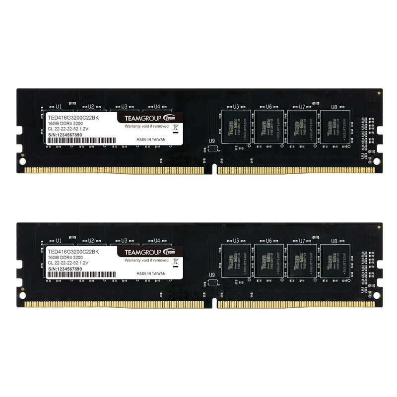 Elite Ddr4 32Gb Kit (2 X 16Gb) 3200Mhz (Pc4-25600) Cl22 Unbuffered Non-Ecc 1.2