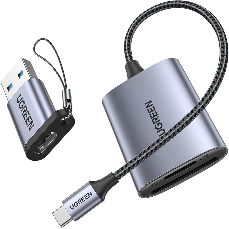 UGREEN USB C Female to USB A Male Adapter Bundle with USB C SD Card Reader