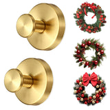 2 Pack Suction Cup Wreath Hangers For Front Door Garland Hanger 11 Lb -22 Lb Suction Wreath Hanger For Glass Door No Drill Suction Hooks For Bathroom Halloween Christmas Decorations,Reusable Holder