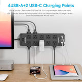 Heavy Duty Surge Protector Power Strip 20 Outlets USB Ports 6FT Extension Cord 15A