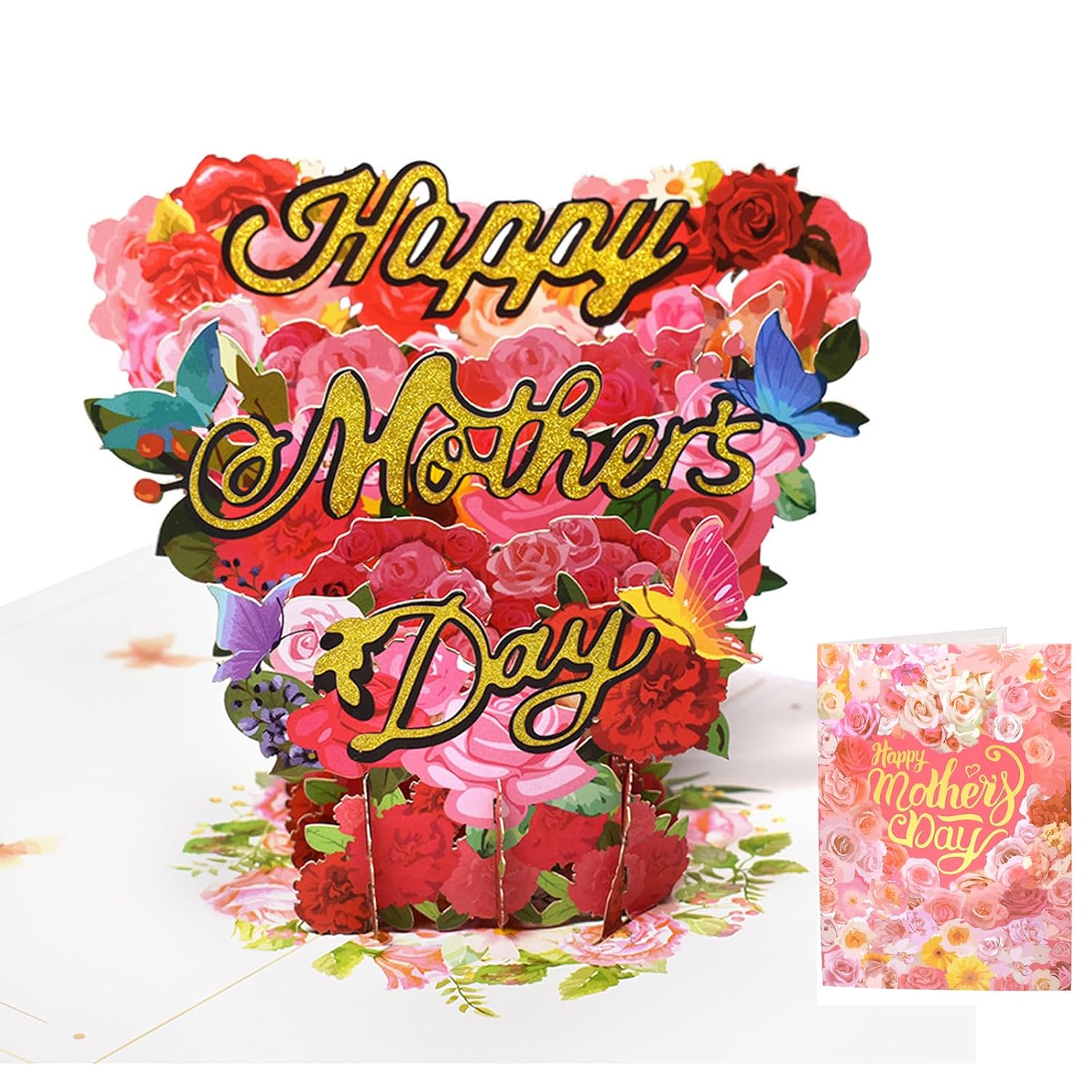 Happy Mothers Day Card 3D Mother'S Day For Mom Cards Bulk 5.9 X 7.87”3D Mothers Day From Daughter Or Son, Unique Gifts For Grandmother
