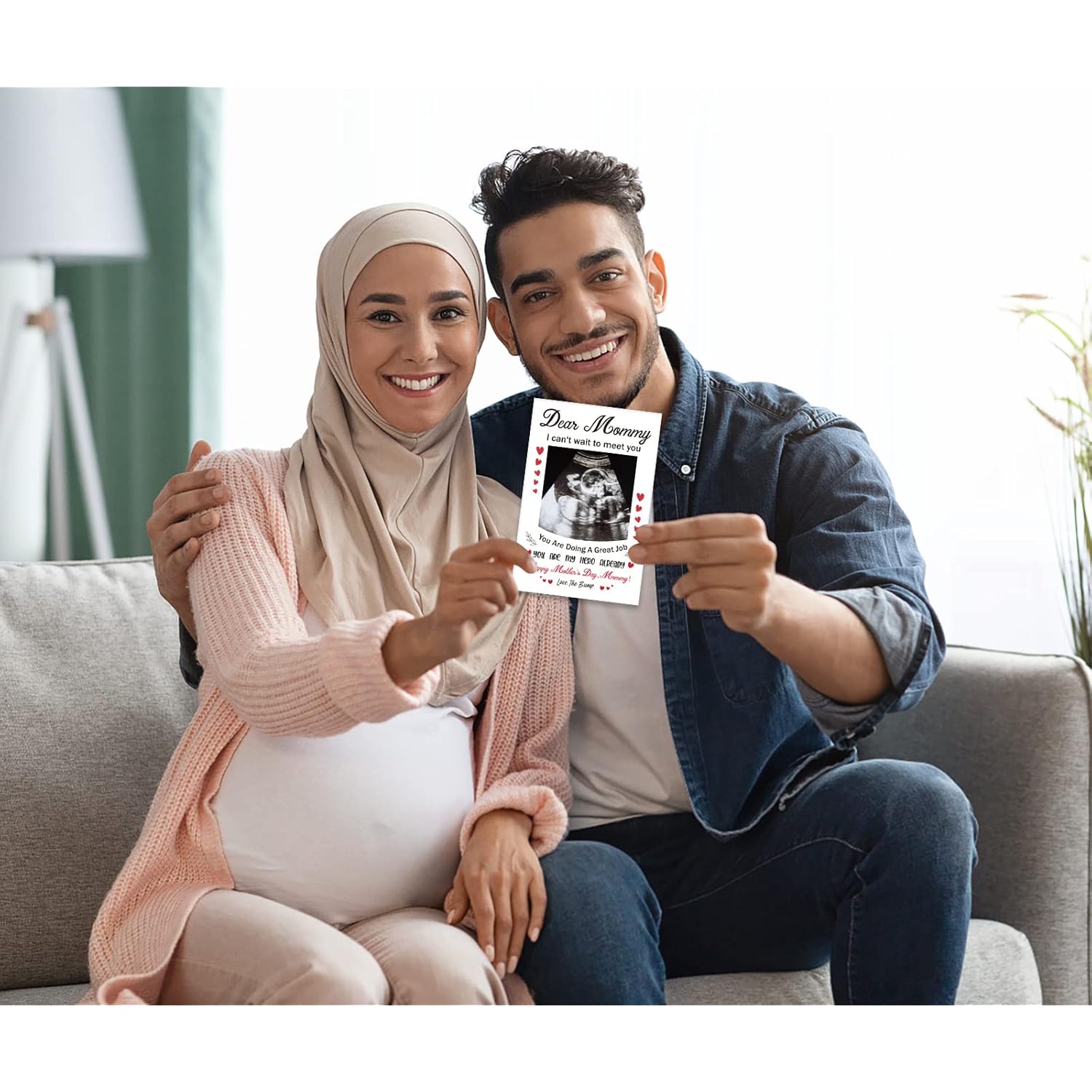 First Mothers Day Card For Mom From Bump Happy 1St Mothers Day Photo Frame Card With Envelope First Mothers Day Pregnancy Gift Card For First Time Mom New Mom Expecting Mom Mother To Be