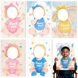 6 Set Blindfolded Baby Shower Games Feed Me Baby Shower Games Feed The Baby Blindfolded Games Blindfolded Baby Food Feeding Games Gender Reveal Games For Baby Shower Party Supplies