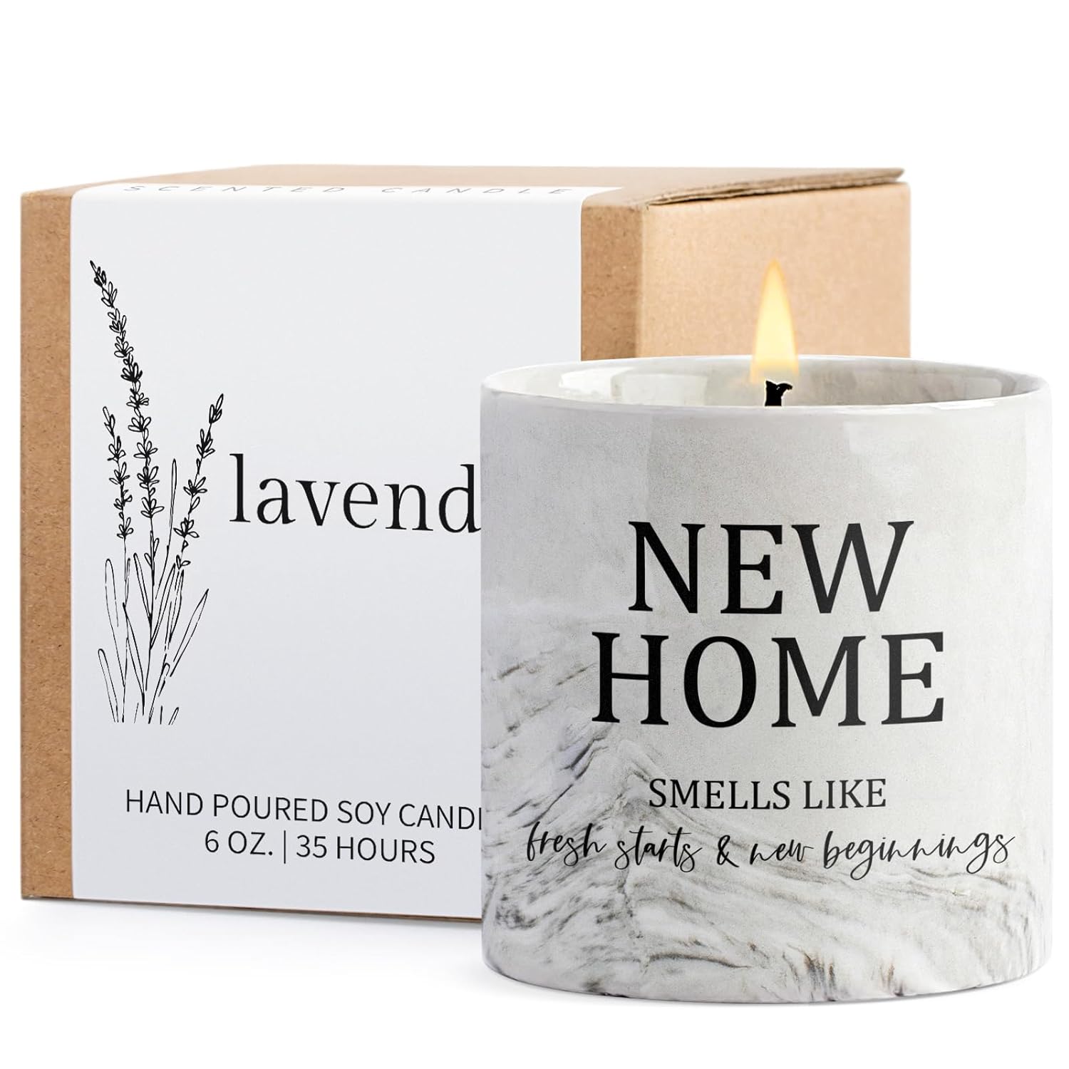 Housewarming Gifts New Home Candle For New Homeowners First Apartment Gifts New House Gift House Warming Candle For Women Men Best Friends Lavender Candles