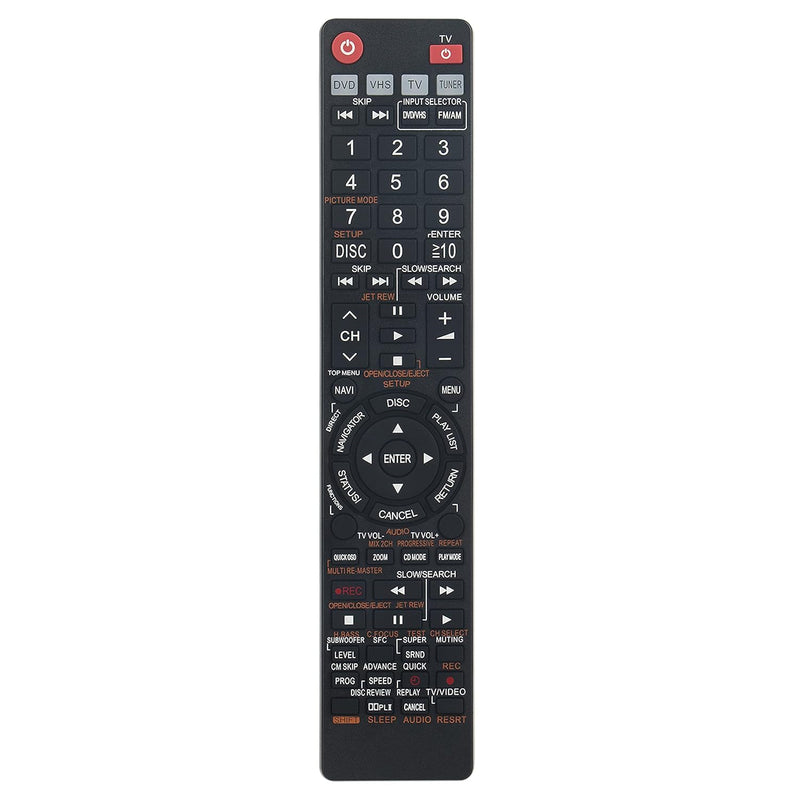 Eur7722Xj0 Replace Remote Control Fit For Panasonic Dvd Vhs Home Theater Sound