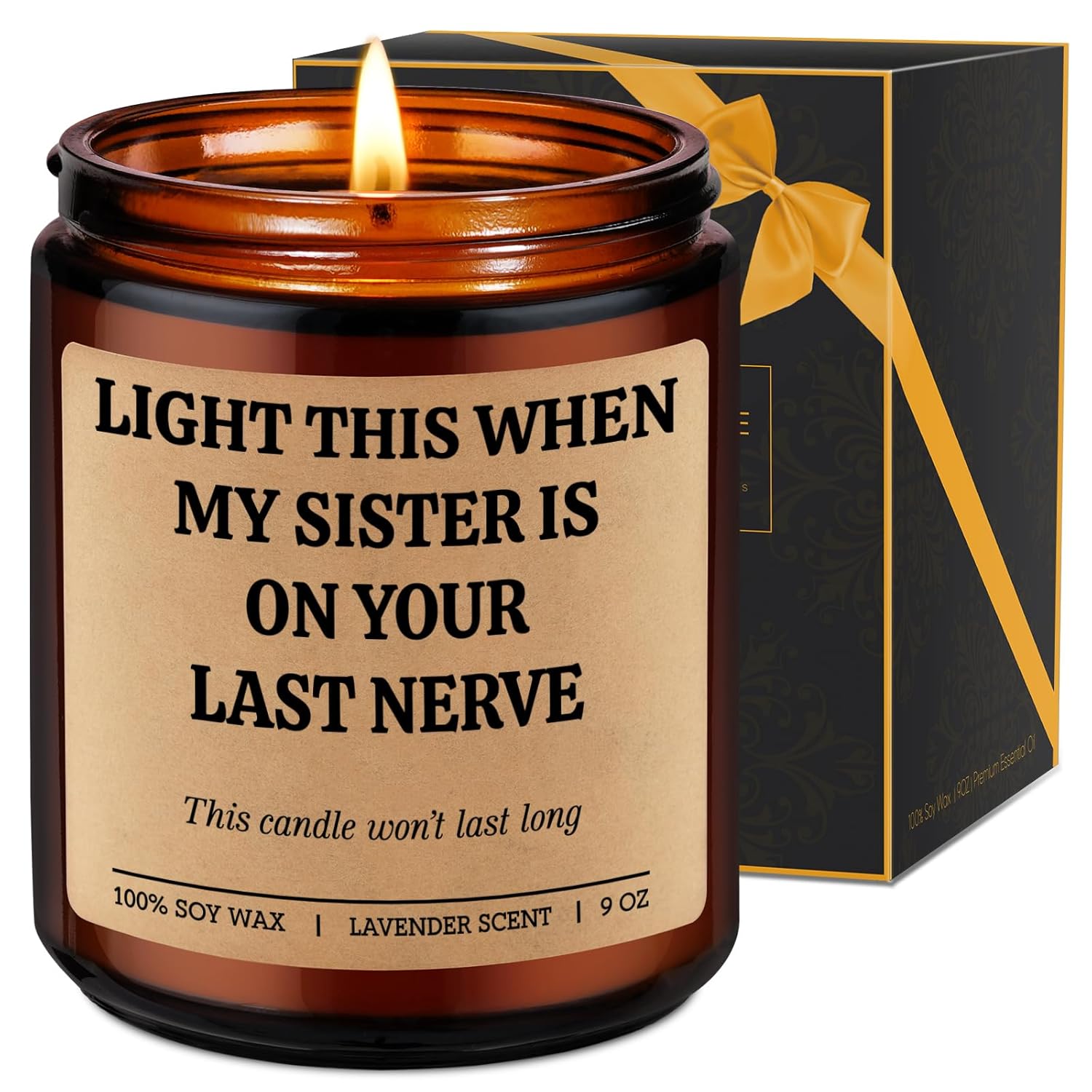 Candles, Brother In Law Gifts, Birthday, Wedding, Valentines Day Funny Gifts For Brother In Law From Sil, Cool Presents Ideas For Future Bil, Sisters Boyfriend Or Husband, Married Sister