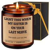Candles, Brother In Law Gifts, Birthday, Wedding, Valentines Day Funny Gifts For Brother In Law From Sil, Cool Presents Ideas For Future Bil, Sisters Boyfriend Or Husband, Married Sister