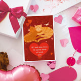 Cat Birthday Card For Wife Husband Girlfriend Boyfriend, Funny Cat Valentines Day Gifts For Him Her, Sweet Anniversary Cards