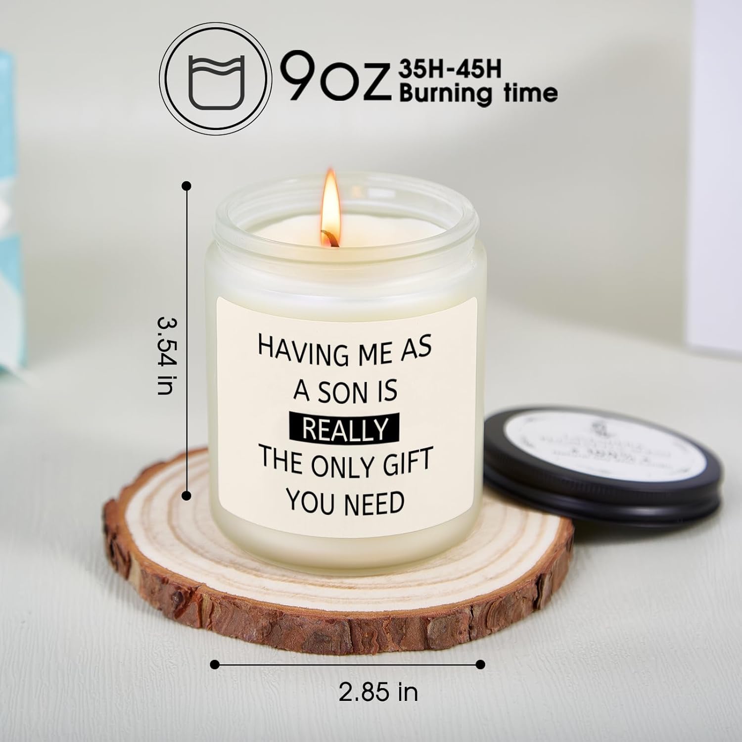 Gifts For Mom From Son, Christmas Mom Gifts From Son, Funny Mother Gift For Christmas Moms Gift Ideas, Unique Mother Present Lavender Soy Candles