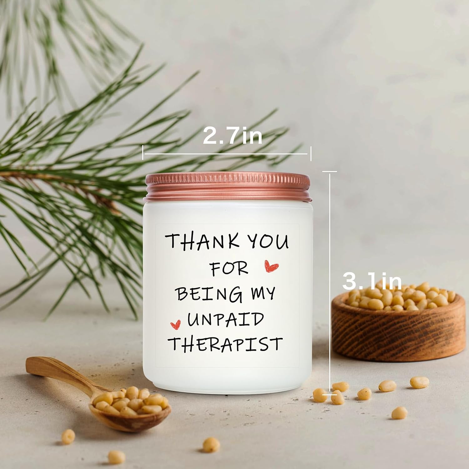 Best Friend Birthday Gifts For Women, Funny Valentines Day Friendship Sister Coworkers Bestie Mom Gag Gift For Her, Lavender Scented Candles