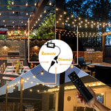 120W Remote Dimmer Timer Plug In Controller for Outdoor String Lights Patio Lights and LED Lamp