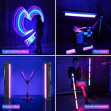 110 RGB Light Wand Handheld LED Video Tube Light Bar 2500K 9000K for Vlog TikTok