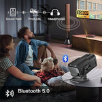 HY320 Mini Projector, 1080P, WiFi, Bluetooth, 4K, Android 11, Portable, Home