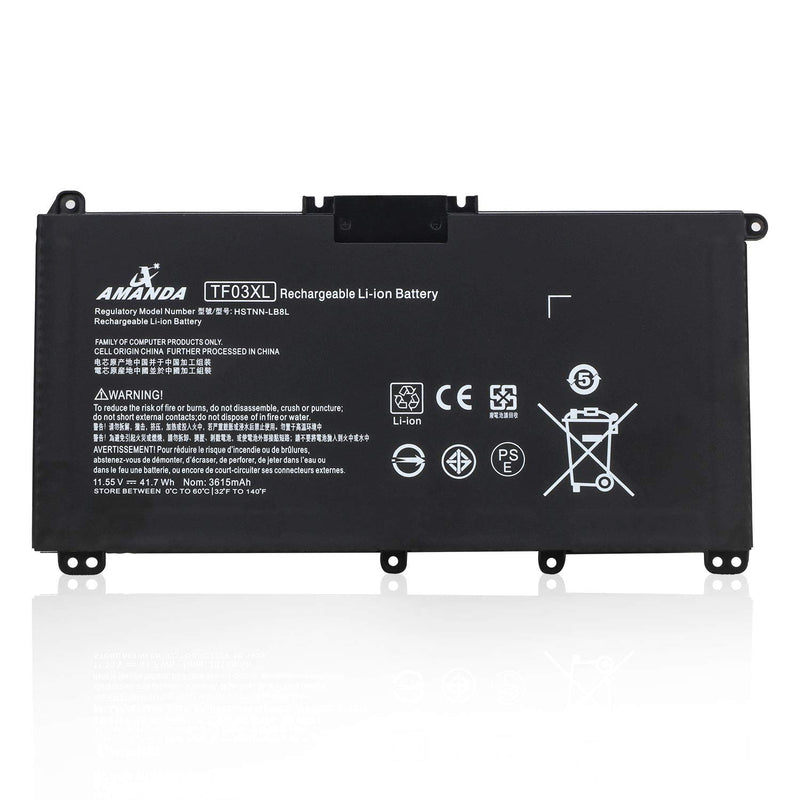 Amanda Tf03Xl Laptop Battery Replacement For Hp Pavilion 15-Cc 15-Cd 17-Ar Ser