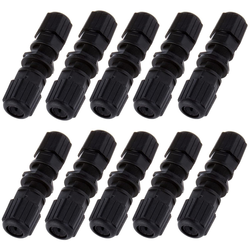 10Pcs M20 Rj45 Waterproof Connector Ip67 Cat5/5E 8P8C Ethernet Lan Cable Conne