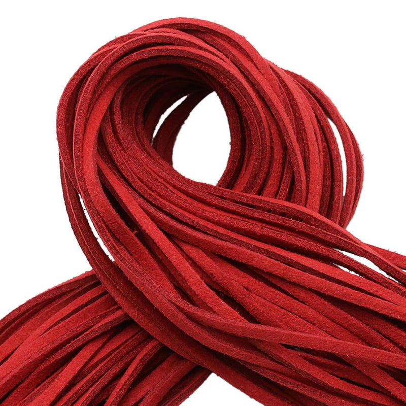 100 Yard Spool Flat Suede Leather Cord Lace Beading Craft Thread String For Be