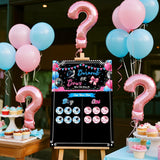49Pcs Gender Reveal Party Games, Burnouts Or Bows Theme Baby Gender Reveal Voting Board Sign,Boys Girls Burnouts Or Bows Voting Stickers, He Or She, Decorations For Boy Or Girl Baby Shower