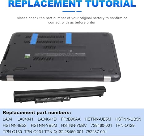 LA04 776622-001 Replacement Laptop Battery for HP 15 Series