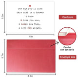 Romantic Birthday Card For Girlfriend Boyfriend, Sweet Anniversary Card For Her, I Love You Always Gift For Him, Valentines Day Card, One Day You’Ll Find This Card...