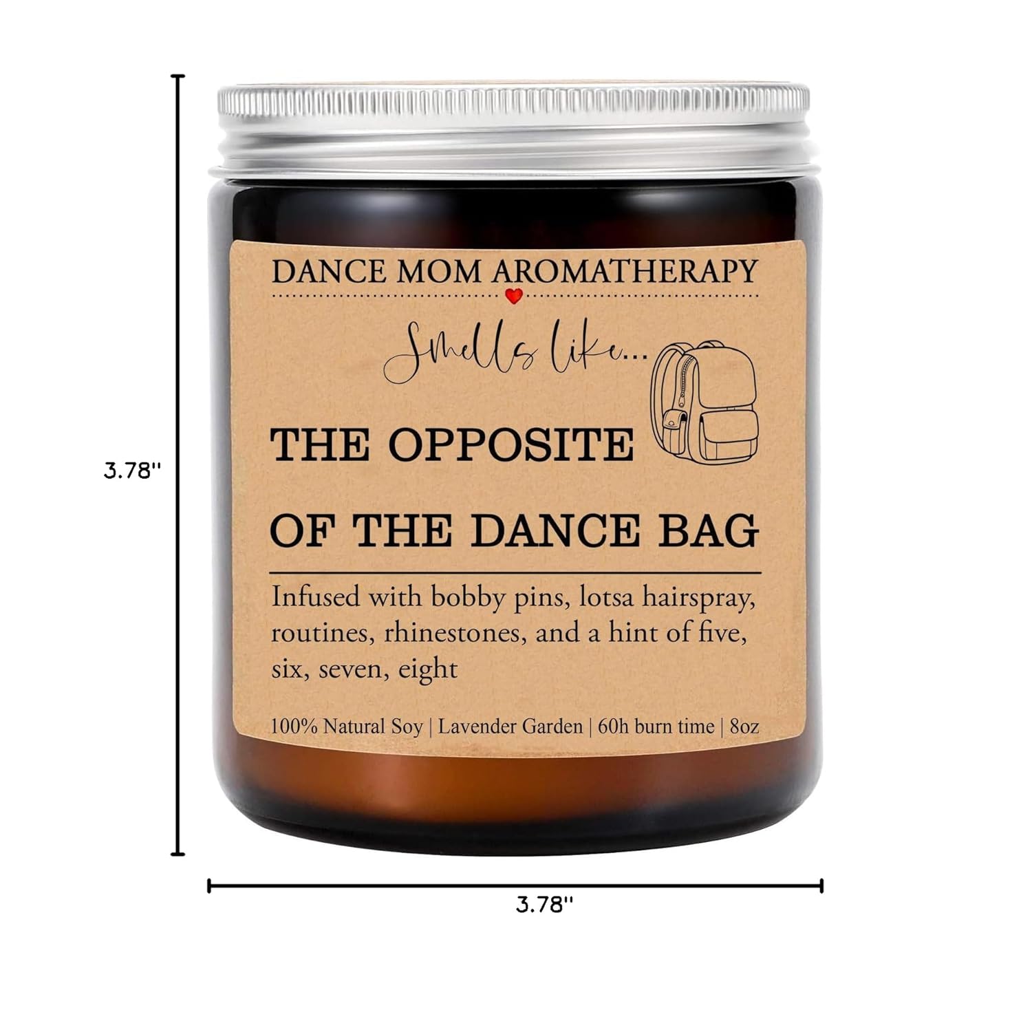 Dance Mom Candle - Unique Gift For Mom - Birthday & Mother'S Day Gift