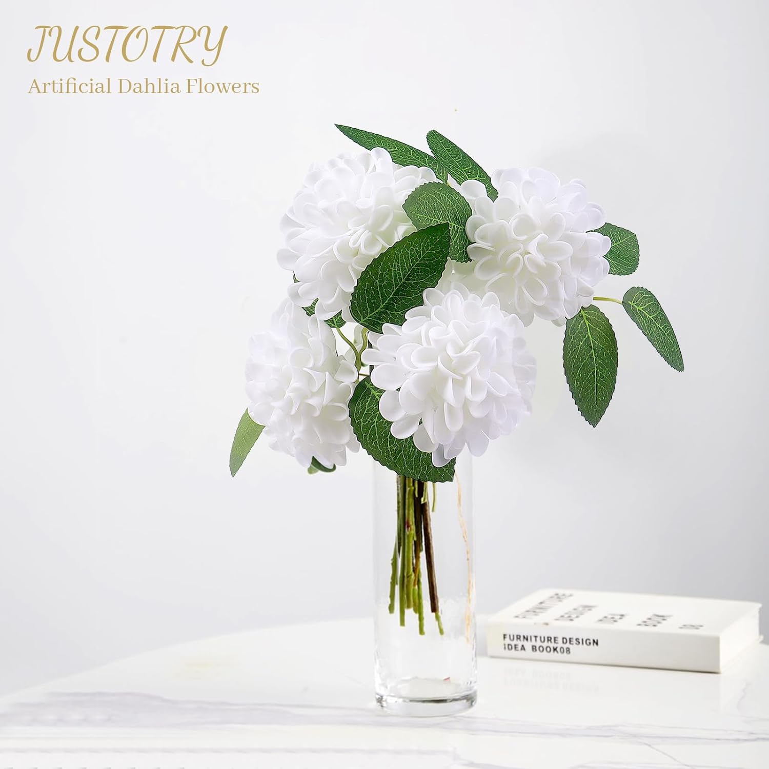 Artificial Flowers Foam Fake Flower 25 Pcs With Stems Floral Accessories Wedding Bouquets Centerpieces For Tables Decorations