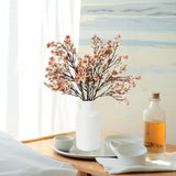 10 Pcs Babys Breath Artificial Flowers Bulk Real Touch Flowers Fake Flowers Silk Flowers For Home Decor Indoor Floral Arrangement Table Centerpieces Festival Party Decor (Beige Brown)
