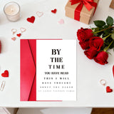Raunchy Valentine’S Day Card For Wife Girlfriend, Sexy Valentine’S Day Gift Card For Him Her (By The Time You Have Read This I Will Have Thought About You Naked At Least Fifteen Times)