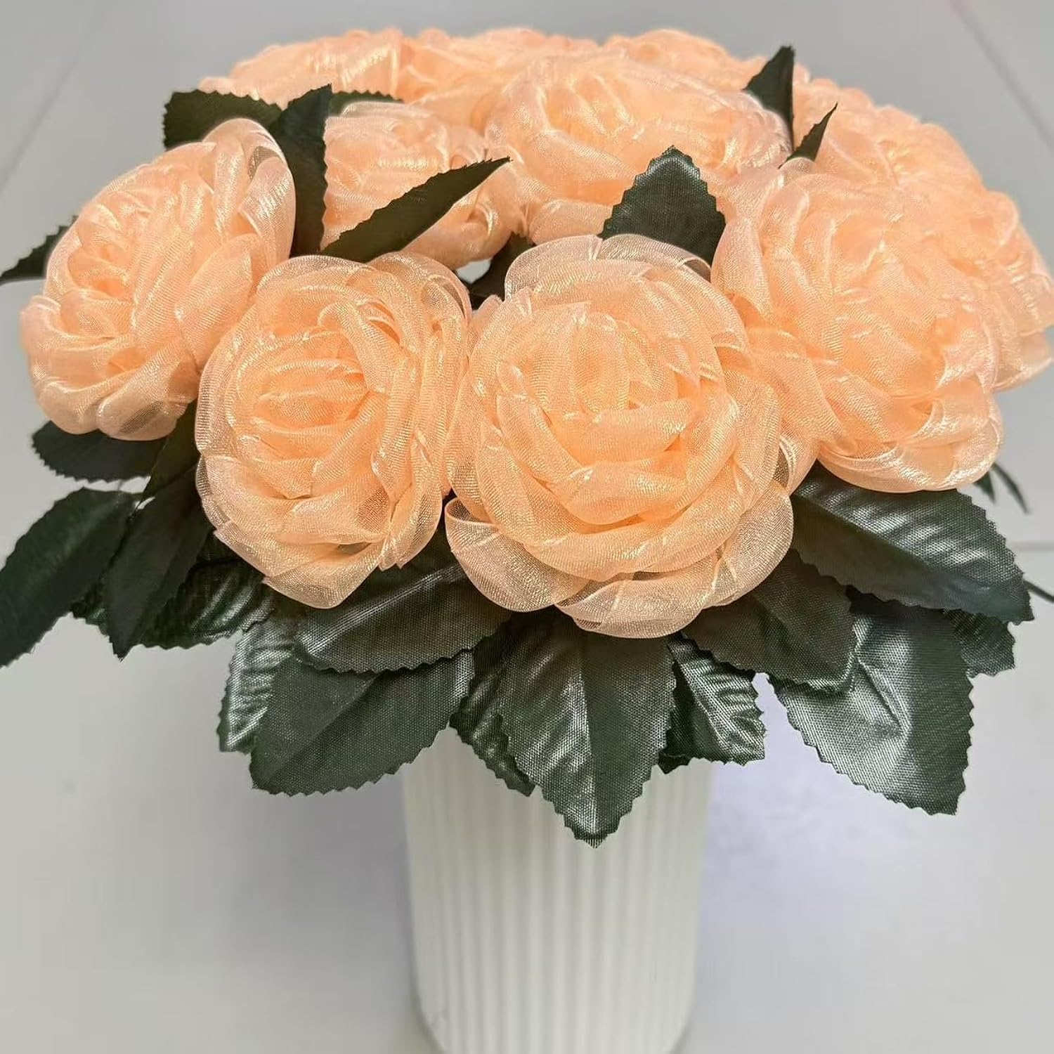 100Pcs Handmade Camellia Flower Petal Semi- Finished Products For Bouquet Making, Premade Bulk Loose Petals To Reduce Repetitive Work & Improve Efficiency(Need Assembly)
