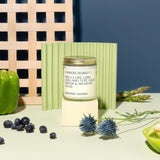 'Farmer'S Market' Coconut Soy Wax Candle | Premium Hand Poured & Long Burning | Ginger & Meadow Grass Scent | Phthalate-Free | For Home, Office, Gift - 7.8 Oz