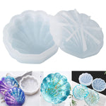 Silicone Resin Molds - Jewelry Storage Box Molds, Seashell Epoxy Molds For Resin Crafts Diy