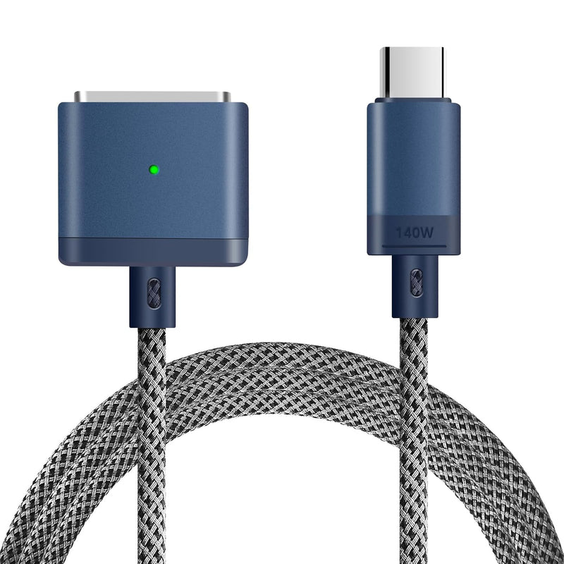 140W Usb C To Mag 3 Fast Charging Cable 6.6Ft, Compatible With Macbook Air 202