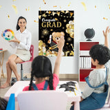 Graduation Party Game Set Pin The Graduation Cap Game Class Of 2025 Congrats Grad Poster With 12 Stickers For Grad Party Supplies Decorations