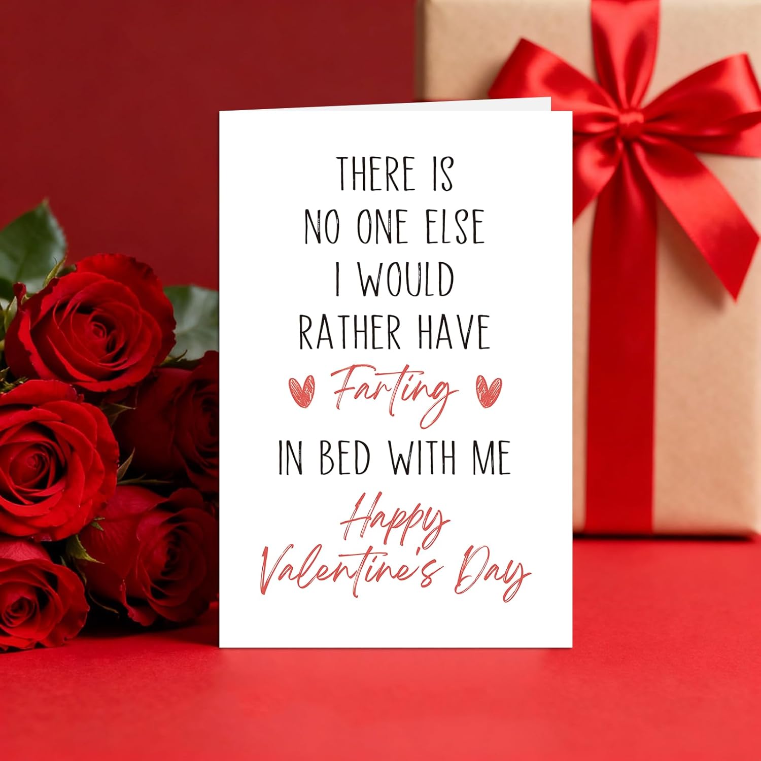 Funny Valentine’S Day Card For Husband Boyfriend, Hilarious Farting Valentine’S Day Card For Him Men Spouse