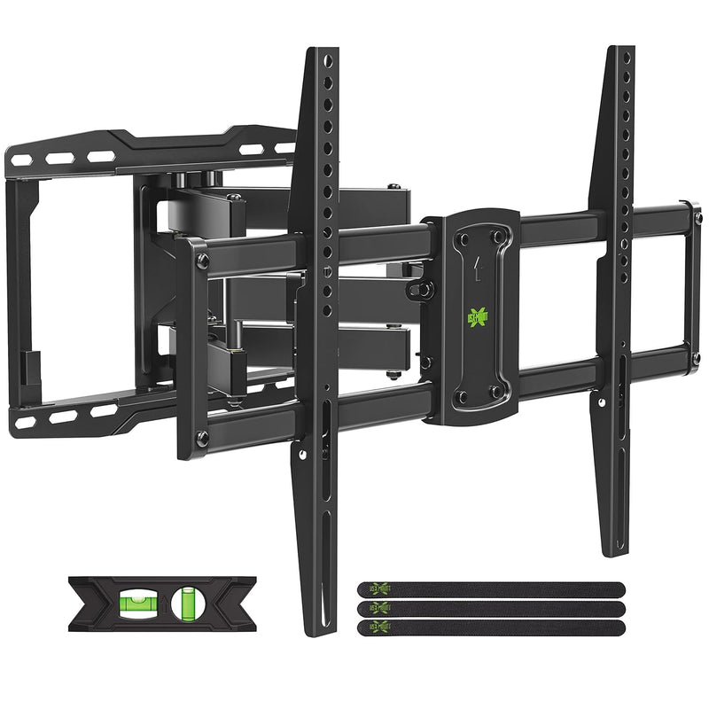 Full Motion Tv Wall Mount For Most 37-75 Inch Tv, Swivel And Tilt Tv Mount Wit