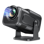 Smart Mini Projector, 1080P 4K, Android 11, WiFi 6, BT5.2, 180° Stand, Portable