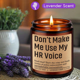 Candle, Hr Gifts, Human Resources Gifts For Women Coworker Boss, Funny Office, Appreciation, Mothers Day, Hr Professional Day, Birthday Presents For Human Resources Generalist, Manager