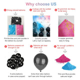 Baby Gender Reveal Dart Board Game, Reveal Balloon For Girl Or Boy, Pink And Blue Powder For He Or She Party, Gender Reveal Party Decoration Kit