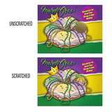 My Scratch Offs Mardi Gras King Cake Scratch Off Game Cards 26 Pack - 24 Non-Winning and 2 Winning per Pack