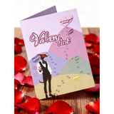 Valentines Day Card With Envelope,4 Funny Designs With Love, Perfect For Lover, Wife & Husband & Boyfriend & Girlfriend