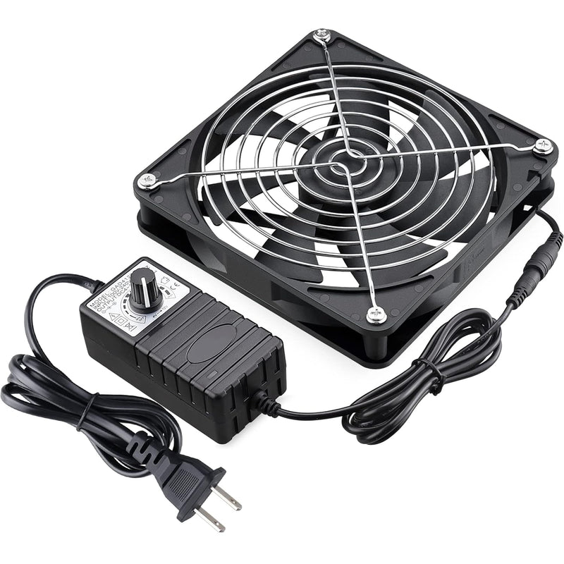 140Mm X 25Mm 110V 220V Ac Powered Fan With Speed Controller For Diy Cabinet Co