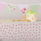 Set Of 100 Number 5 Confetti, Pink Glitter 5 Paper Scatter, 5Th Birthday Party Confetti, Five Cake Decor, Happy 5Th Anniversary Party Decor