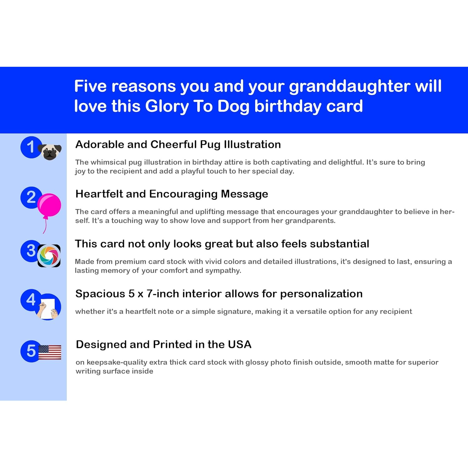 Granddaughter, As You Turn Another Year Older, Remember Anything'S Paws-Ible No Matter Your Age! Happy Birthday Card With Greeting Card Mailing Envelope