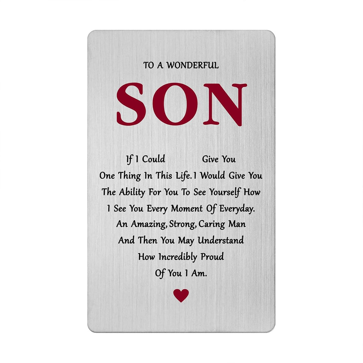Valentines Day Card For Son - To A Wonderful Son Birthday Wedding Graduation Easter Gifts From Mom And Dad