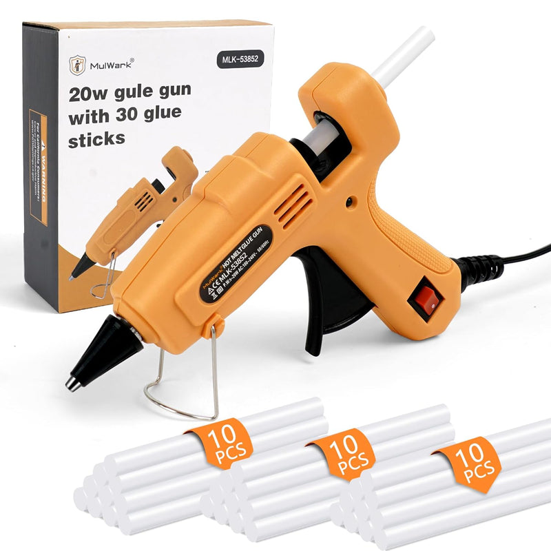 Mini Hot Glue Gun Kit Fast Hot Glue Gun With Glue Sticks 30 Pcs, Hot Glue Gun