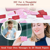 72 Mini Love Notes For Him Her - Cute Couple Gifts For Boyfriend Birthday Gift Ideas, Christmas Gifts For Girlfriend Long Distance, Lunch Notes For Husband, Romantic Valentines Day Gifts