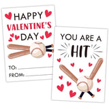 Greetings Valentine'S Day Cards, 30 Sports Baseball Valentine'S Classroom School Exchange Cards For Girls Boys Party Favors