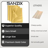 120 Sheets Metallic Gold Tissue Paper For Gift Bags 14" X 20" - Gift Wrapping Tissue For Christmas Gifts, Party & Wedding Decorations - Christmas Wrapping Paper For Holiday Xmas Décor