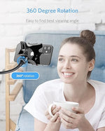 Gooseneck Phone Holder, 360° Swivel for iPhone & Smartphones - Black