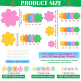 10 Set Mexican Paper Flowers Decorations For Wall Diy Fiesta Bulletin Board 3D Handcrafted Paper Flowers Backdrop Decoration For Mexican And Holiday Party (Bright)