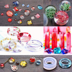 15 Pcs Resin Casting Tools Set - Include Sand Papers, Polishing Blocks, Polishing Cloth, Round File, Semicircular File, Flat File And Scissors For Polishing Epoxy Resin Jewelry Making Supplies